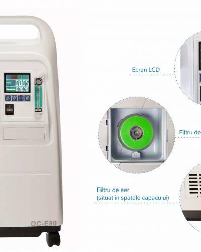 Echipamente Medicale: Concentrator Oxigen medical GCE OC-E80 (8 litri/min.)