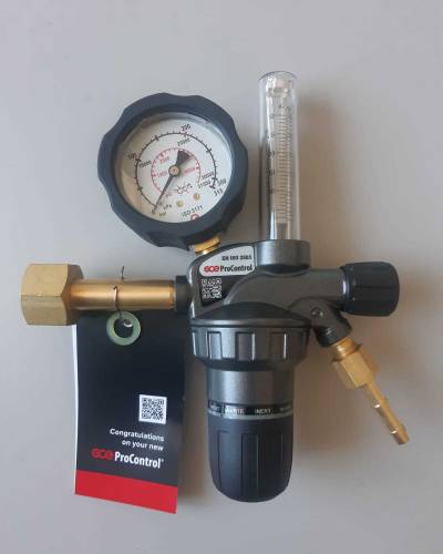 Regulator de presiune cu debitmetru Argon/CO2 GCE ProControl 200bari 32l/min