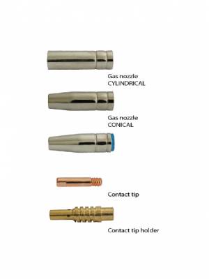 Imagine 2 Pistolet sudare MIG-MAG GCE MIGSTAR PRO 150, 4m, racire cu gaz Imagine 2 Pistolet sudare MIG-MAG GCE MIGSTAR PRO 150, 4m, racire cu gaz