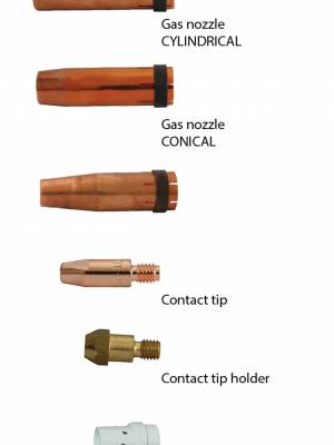 Imagine 2 Pistolet sudare MIG-MAG GCE MIGSTAR PRO 360, 4m, racire cu gaz